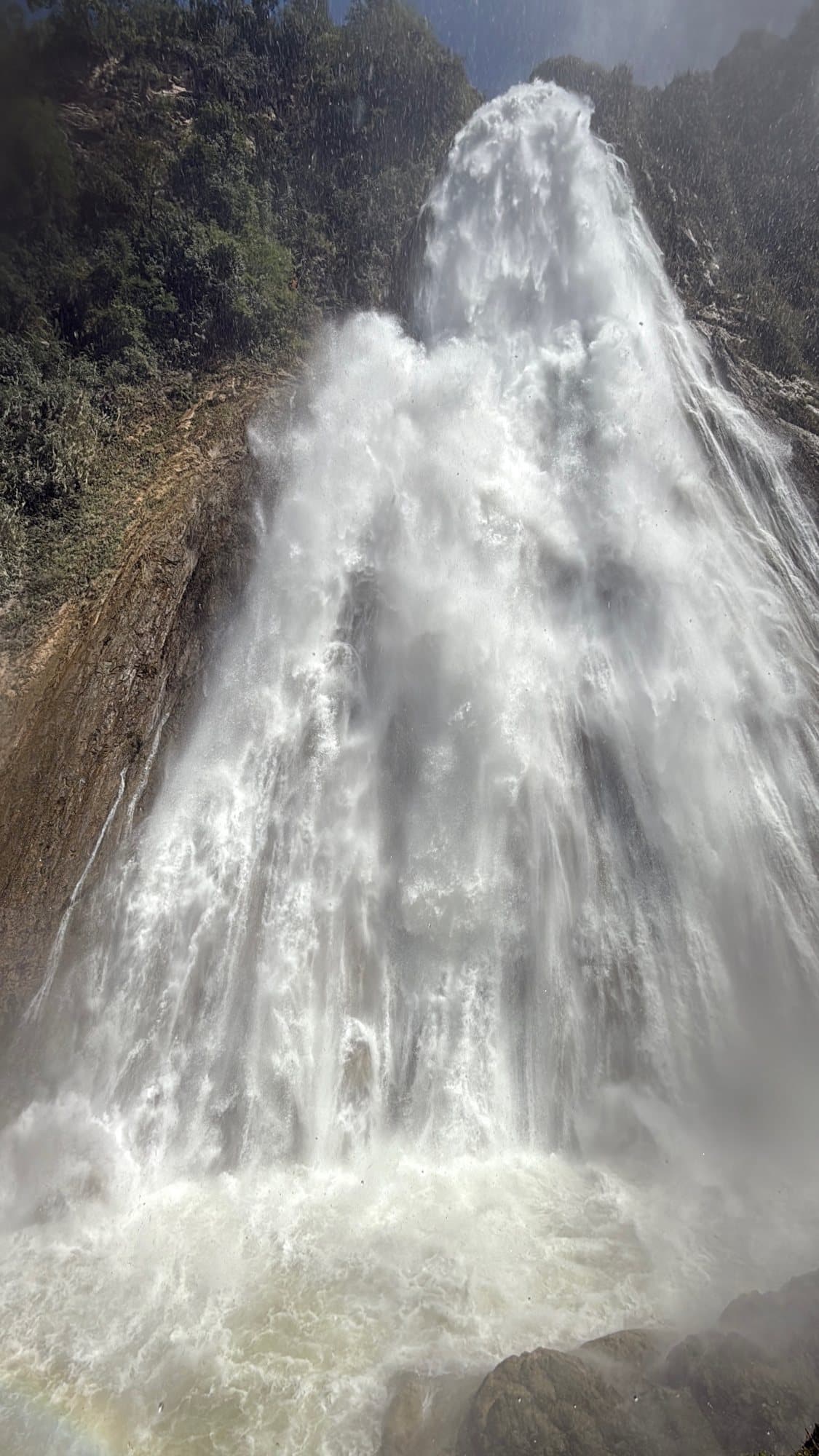 El Chiflón waterfall